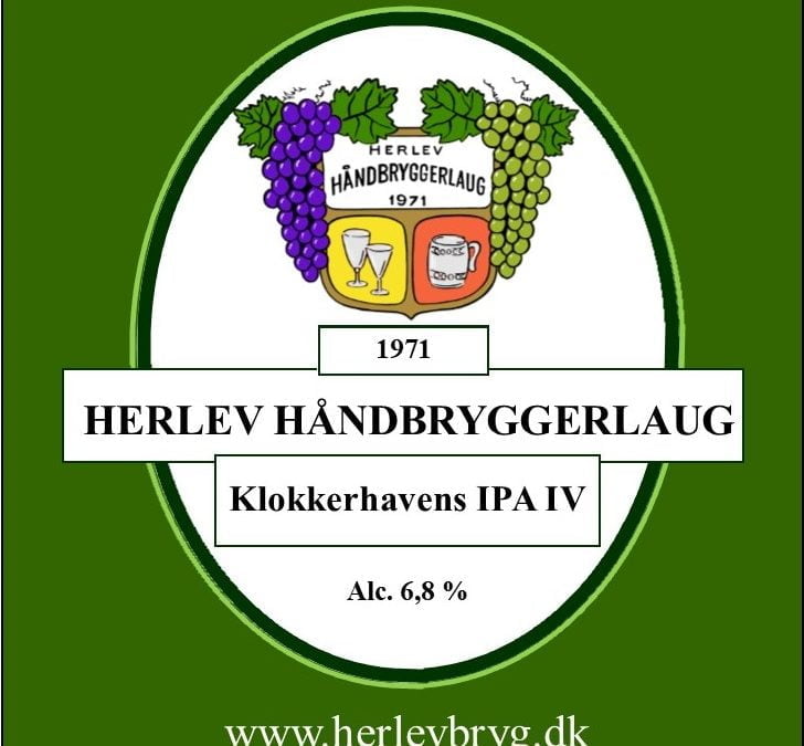 Herlev Håndbryggerlaug — Klokkerhavens IPA IV